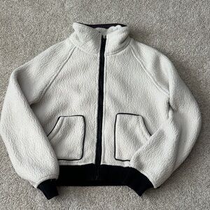 Free People Jacket XS Black/Ivory